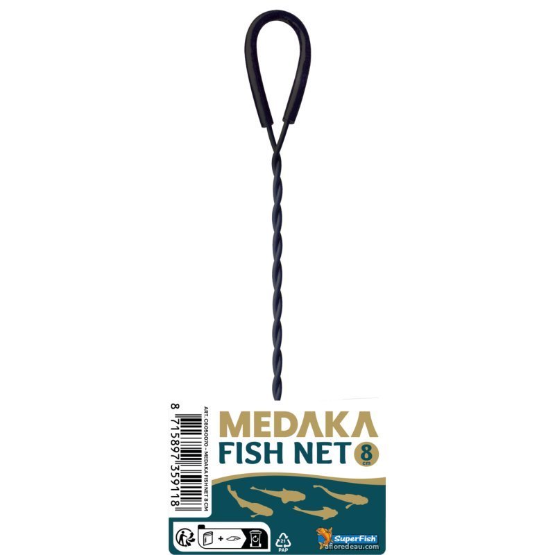 Medaka Fish Net, petite épuisette de 8 cm